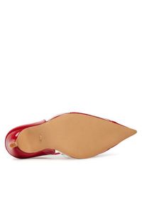 DeeZee Szpilki PX096 02 Czerwony. Kolor: czerwony. Materiał: skóra. Obcas: na szpilce