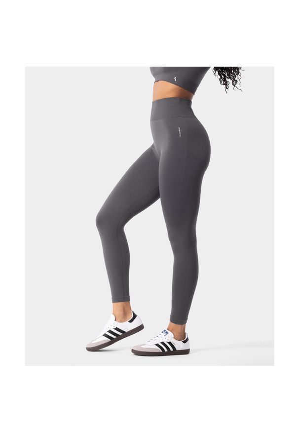 Legginsy bezszwowe damskie Simply Seamless Carpatree. Kolor: szary. Sport: fitness