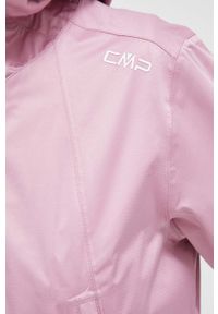 CMP kurtka outdoorowa kolor różowy. Kolor: różowy. Materiał: materiał. Długość: długie. Sezon: zima #4