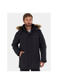 FUNDANGO - Płaszcz Zimowy Męski Fundango Spirit. Kolor: czarny. Materiał: puch. Sezon: zima. Sport: turystyka piesza #1
