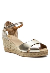 Geox Espadryle D Gelsa Low D45NGA 000CF C2012 Złoty. Kolor: złoty. Materiał: materiał #6