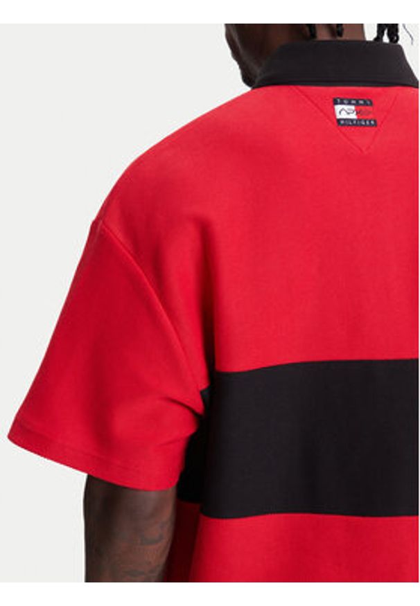 TOMMY HILFIGER - Tommy Hilfiger Polo F1 Movie Race Day MW0MW41393 Czerwony Relaxed Fit. Typ kołnierza: polo. Kolor: czerwony. Materiał: bawełna