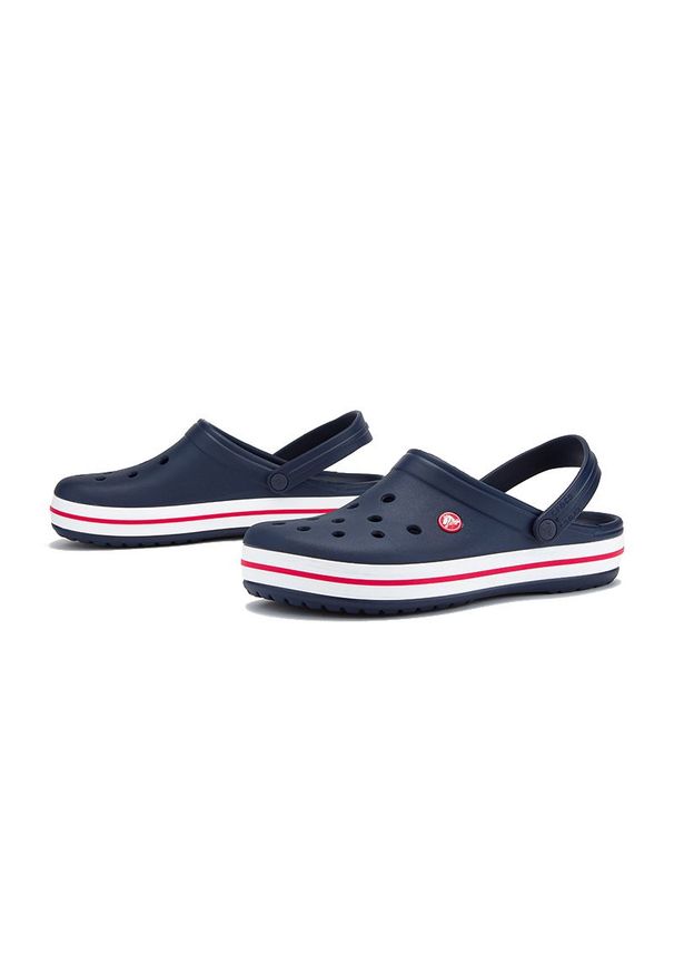 Klapki Crocs Crocband Clog 11016-410 - granatowe. Kolor: niebieski. Materiał: materiał. Sezon: lato. Styl: sportowy