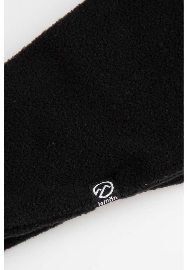 Opaska narciarska dziecięca polar Lemon Explore ZL4 czarna. Kolor: czarny. Materiał: poliester. Wzór: haft. Sezon: zima. Styl: casual, sportowy