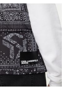 Karl Lagerfeld Jeans Bezrękawnik 245D1504 Czarny Regular Fit. Kolor: czarny. Materiał: syntetyk. Długość rękawa: bez rękawów #3