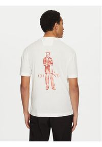 C.P. Company T-Shirt 18CMTS141A005100W Biały Regular Fit. Kolor: biały. Materiał: bawełna