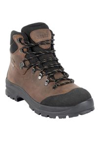 AIGLE - Buty wysokie Aigle Fleshside MTD wodoodporne. Zapięcie: sznurówki. Materiał: kauczuk, skóra. Szerokość cholewki: normalna. Sport: outdoor