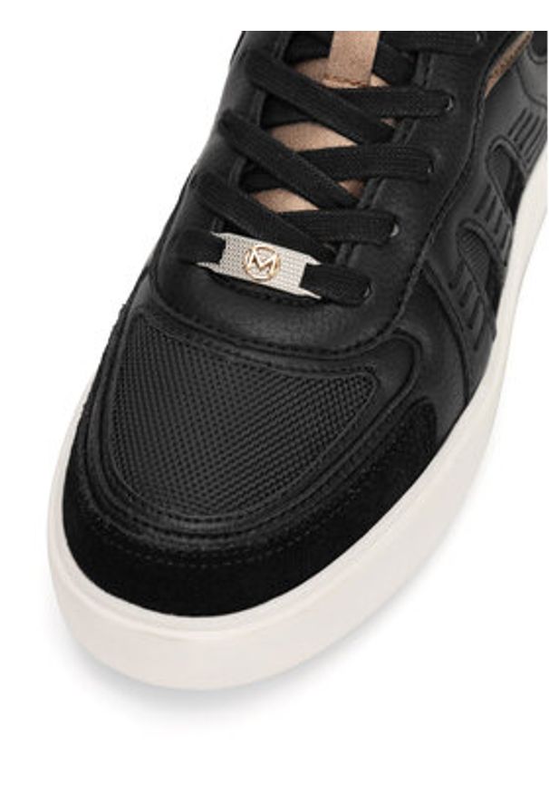 MEXX Sneakersy MI001010243W Czarny. Kolor: czarny. Materiał: skóra