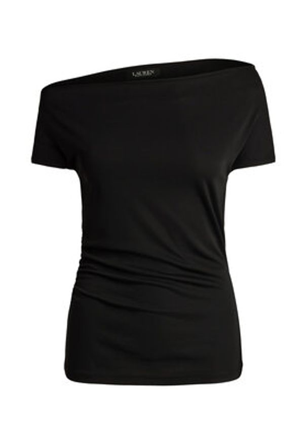Lauren Ralph Lauren - LAUREN RALPH LAUREN Bluzka 200963913002 Czarny Slim Fit. Kolor: czarny. Materiał: syntetyk