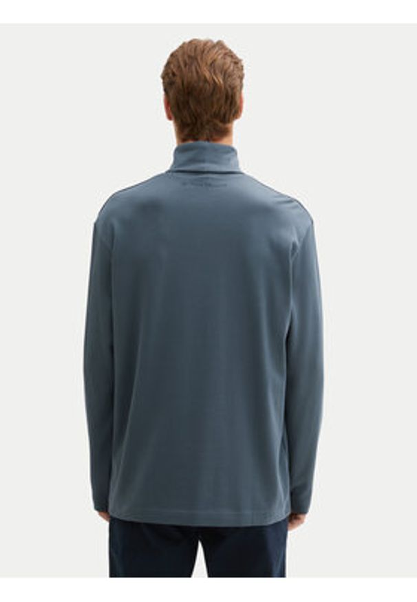 Tom Tailor Golf 1043993 Niebieski Regular Fit. Typ kołnierza: golf. Kolor: niebieski. Materiał: bawełna
