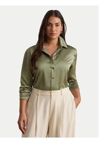 Lauren Ralph Lauren - LAUREN RALPH LAUREN Koszula 200P13808004 Zielony Regular Fit. Kolor: zielony. Materiał: syntetyk #5