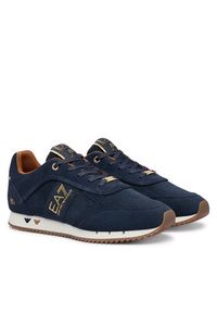 EA7 Emporio Armani Sneakersy 7X000648 AF17465 MZ566 Granatowy. Kolor: niebieski. Materiał: skóra #6