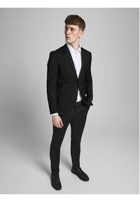 Jack & Jones Garnitur Franco 12181339 Czarny Super Slim Fit. Kolor: czarny. Materiał: syntetyk #4