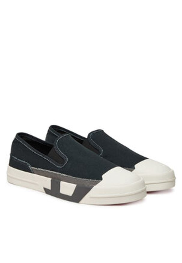 Diesel Tenisówki D-Verse Y03552PR012 HA688 Czarny. Kolor: czarny. Materiał: materiał