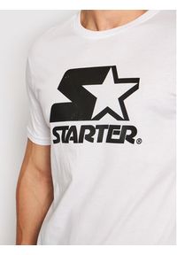 Starter T-Shirt SMG-008-BD Biały Regular Fit. Kolor: biały. Materiał: bawełna