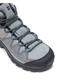 salomon - Salomon Trekkingi Quest Rove Gore-Tex L47181600 Szary. Kolor: szary. Materiał: skóra, zamsz #4