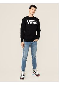 Vans Bluza Classic Crew II VN0A456AY281 Czarny Regular Fit. Kolor: czarny. Materiał: bawełna