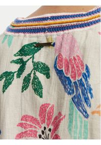 LOLA CASADEMUNT Sukienka letnia LS2616036 Kolorowy Relaxed Fit. Materiał: bawełna. Wzór: kolorowy. Sezon: lato #2