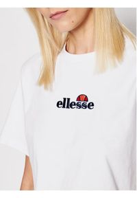 Ellesse T-Shirt Fireball SGB06838 Biały Loose Fit. Kolor: biały. Materiał: bawełna