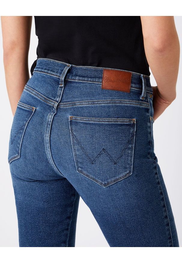 Wrangler - DAMSKIE SPODNIE WRANGLER HIGH RISE SKINNY VINTAGE SPRING 28 W27HTX35E 112141268. Styl: vintage