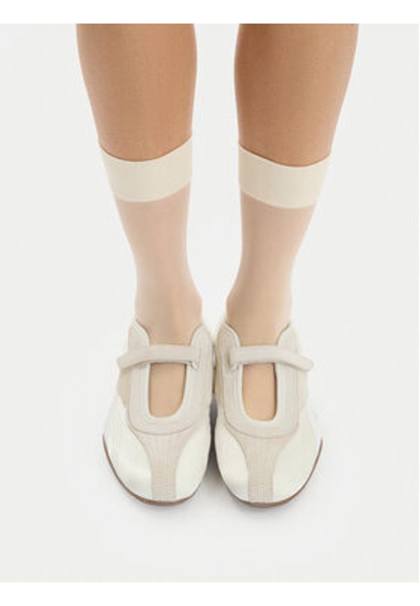 Reebok Baleriny C-ULTRA LO MARY JANE 100261003 Beżowy jasny. Kolor: beżowy. Materiał: materiał