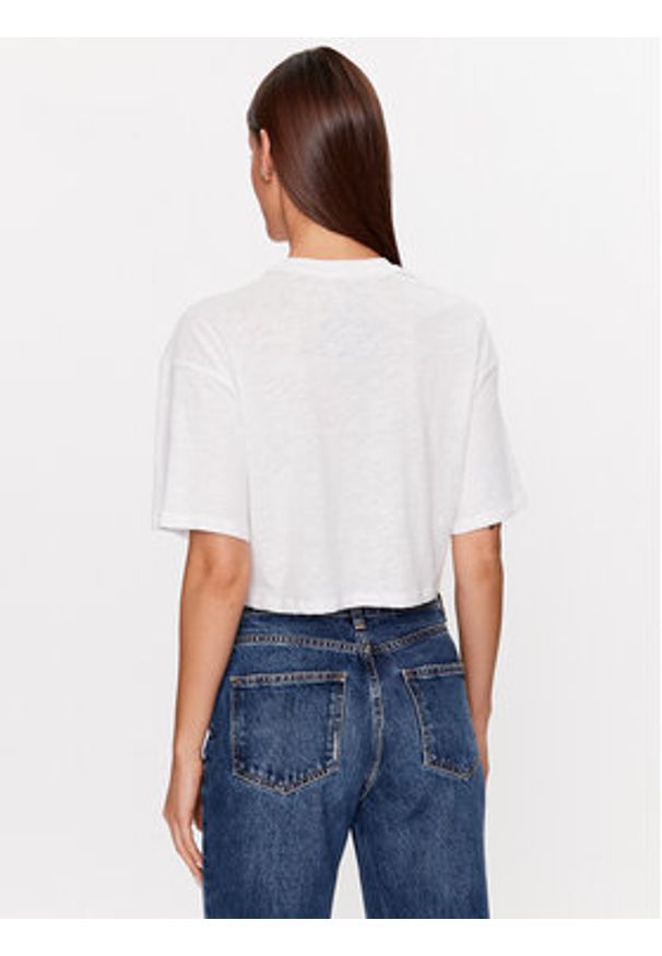 only - ONLY T-Shirt 15296237 Biały Regular Fit. Kolor: biały. Materiał: bawełna