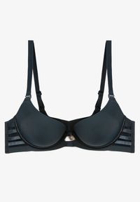 Renee - Ciemnozielony Biustonosz Push Up z Regulowanymi Ramiączkami Dimarinsa. Kolor: zielony. Rodzaj stanika: push-up