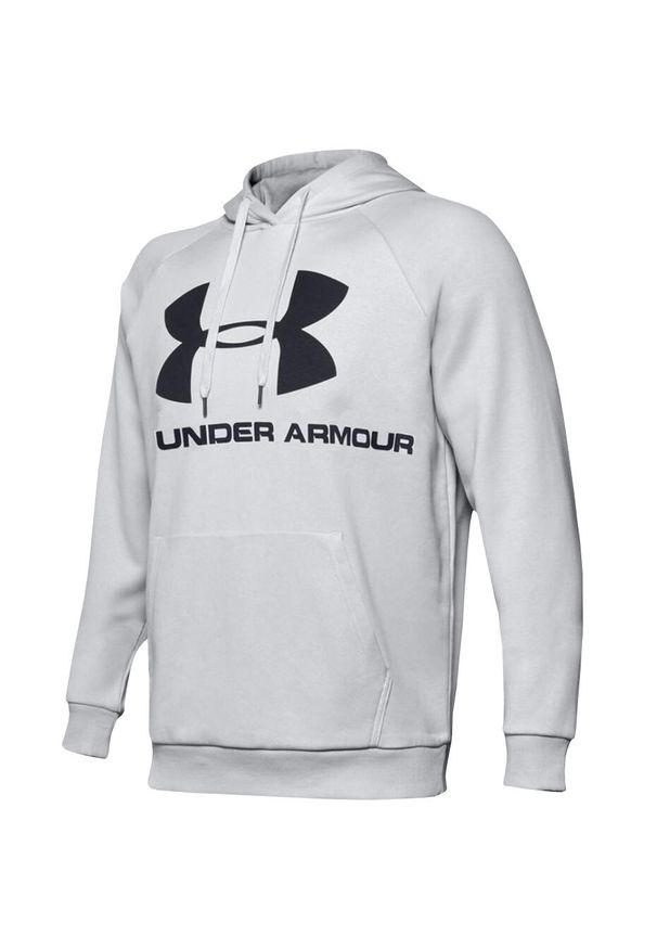 Bluza treningowa męska Under Armour Rival Fleece Logo Hoodie. Kolor: szary