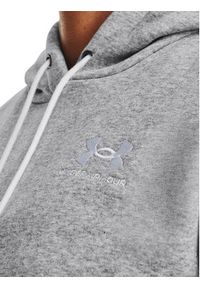 Under Armour Bluza Essential Fleece Hoodie 1373033 Szary Regular Fit. Kolor: szary. Materiał: bawełna