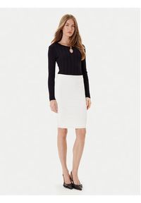 Marciano Guess Sweter 5YGR29 5875Z Czarny Slim Fit. Kolor: czarny. Materiał: wiskoza #3