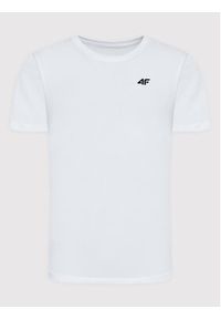 4f - 4F T-Shirt H4Z22-TSM352 Biały Regular Fit. Kolor: biały. Materiał: bawełna #6