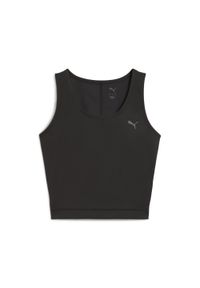 Puma - Damska koszulka na ramiączkach CLOUDSPUN Twist PUMA Black. Kolor: czarny. Materiał: materiał. Długość rękawa: na ramiączkach. Sport: bieganie