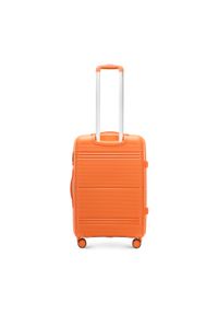 Wittchen - Zestaw jednokolorowych walizek z polipropylenu. Kolor: pomarańczowy. Styl: elegancki #3