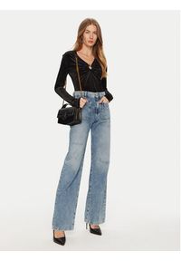 Just Cavalli Jeansy 77PAB503 Niebieski Wide Leg. Kolor: niebieski #4