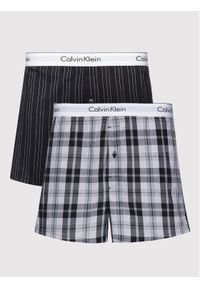Calvin Klein Underwear Komplet 2 par bokserek 000NB1396A Kolorowy Slim Fit. Materiał: bawełna. Wzór: kolorowy