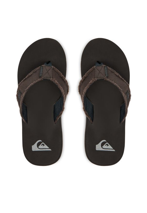 Quiksilver Japonki AQYL100047 Czarny. Kolor: czarny. Materiał: materiał