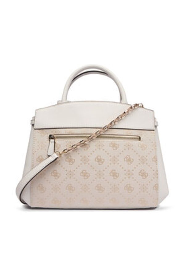 Guess Torebka Melinda HWJP99 02060 Écru. Kolor: kremowy. Materiał: skórzane
