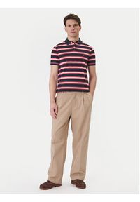 TOMMY HILFIGER - Tommy Hilfiger Polo 1985 MW0MW17770 Granatowy Regular Fit. Typ kołnierza: polo. Kolor: niebieski. Materiał: bawełna #4