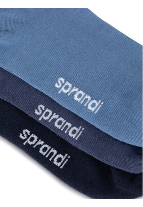 Sprandi Zestaw 3 par niskich skarpet unisex 0UB-004-AW24 (3-PACK) Niebieski. Kolor: niebieski. Materiał: bawełna