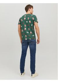 Jack & Jones - Jack&Jones T-Shirt Christmas 12221442 Zielony Regular Fit. Kolor: zielony. Materiał: bawełna #5
