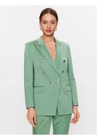 BOSS - Boss Marynarka 50491291 Zielony Regular Fit. Kolor: zielony. Materiał: bawełna