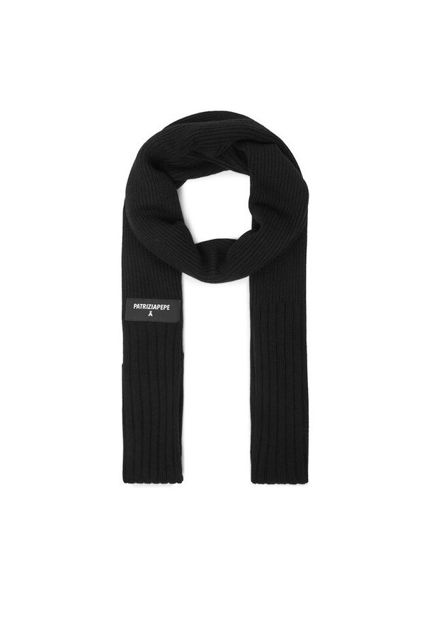 Szalik Patrizia Pepe. Kolor: czarny