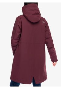 Płaszcz damski Didriksons Fia Parka. Kolor: czerwony, pomarańczowy, wielokolorowy. Sezon: zima, jesień