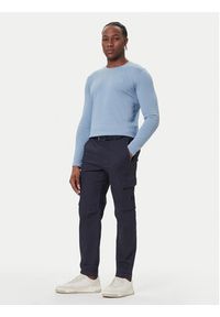 BOSS Longsleeve Tacks 50512111 Błękitny Regular Fit. Kolor: niebieski. Materiał: bawełna. Długość rękawa: długi rękaw #3