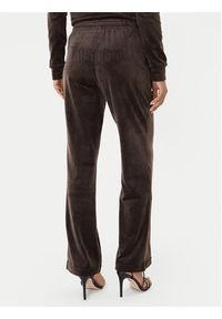 Juicy Couture Spodnie dresowe Tina JCWBJ225307 Brązowy Regular Fit. Kolor: brązowy. Materiał: syntetyk #4