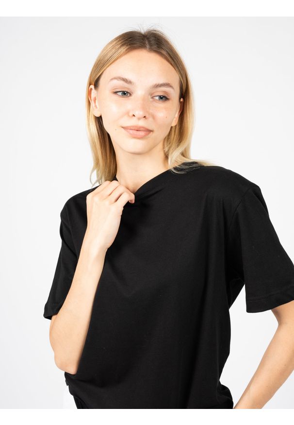 Silvian Heach T-Shirt | PGP21757TS | Kobieta | Czarny. Kolor: czarny. Materiał: bawełna. Długość rękawa: krótki rękaw. Długość: krótkie