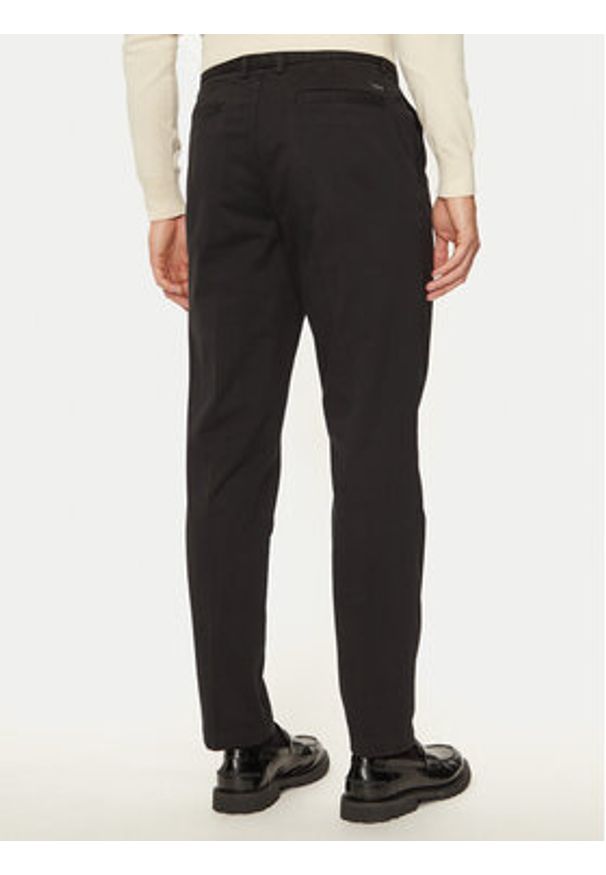 BOSS - Boss Spodnie materiałowe 50524390 Czarny Regular Fit. Kolor: czarny. Materiał: bawełna