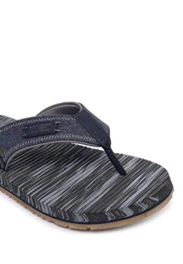 skechers - Skechers Japonki 205719/NVY Granatowy. Kolor: niebieski. Materiał: materiał