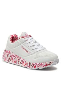 skechers - Sneakersy Skechers. Kolor: biały