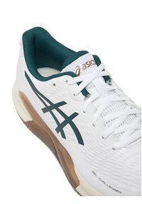 Asics Buty do tenisa Gel-Challenger 14 Clay 1041A449 Biały. Kolor: biały. Materiał: skóra. Sport: tenis